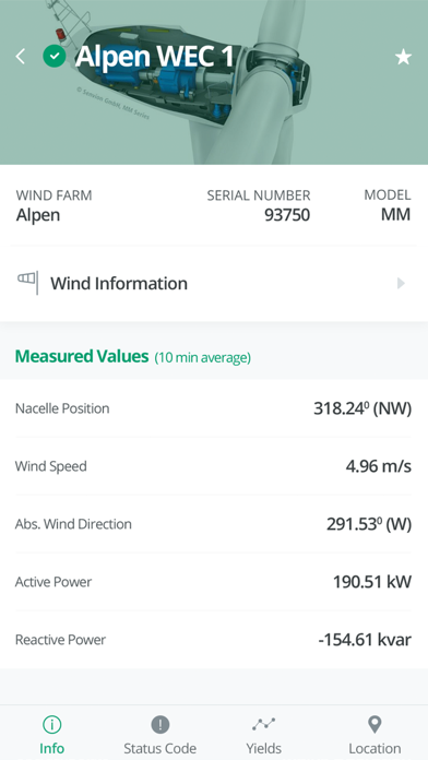 Senvion Energy Monitor screenshot 4