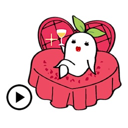 Animated Charming Radish Emoji