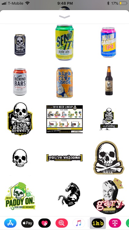 Iron Horse Brewery Stickers