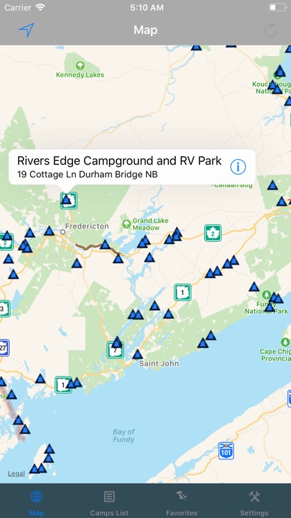 New Brunswick – Camping & RV's