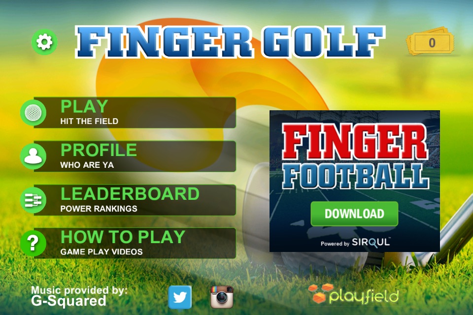 Finger Golf by Zelosport screenshot 2