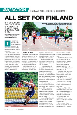 Athletics Weekly Magazine screenshot 4