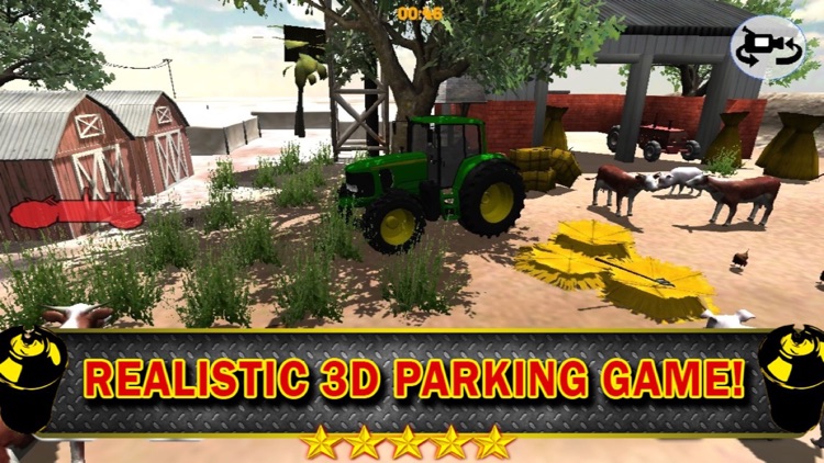 A Farm Tractor 3D Parking Game screenshot-3