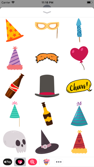 100+ Party Masks Hats Stickers(圖4)-速報App