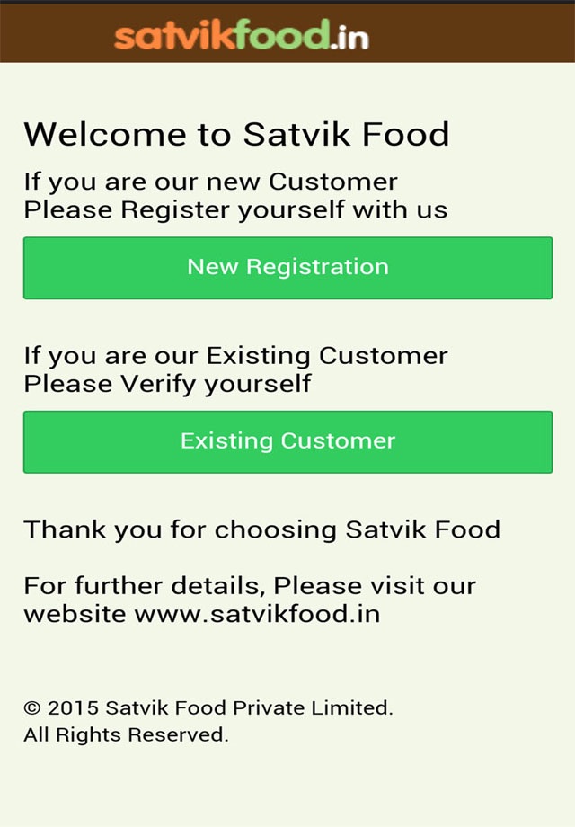 SatvikFood screenshot 2