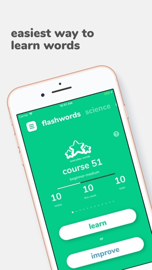 Flashwords - learn new words!(圖1)-速報App