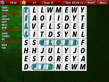 Cheats for Word Search