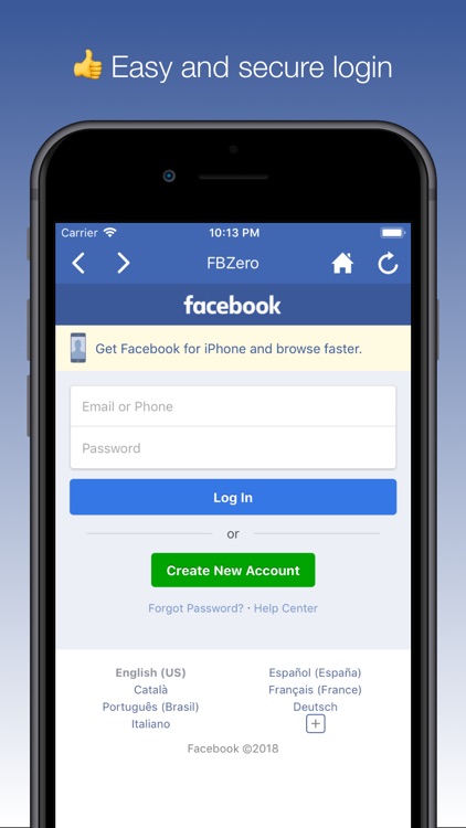 FBZero for Facebook screenshot-3