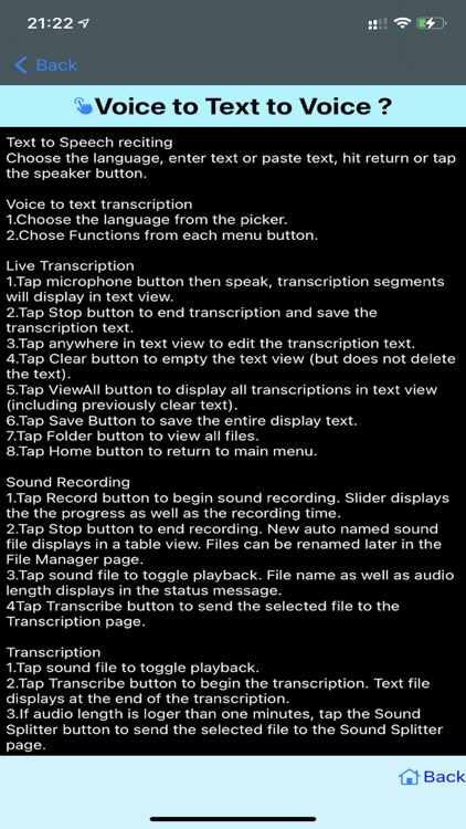 Voice To Text To Voice