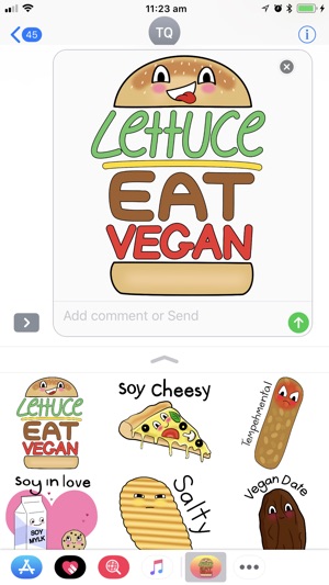 Vegan Friendly Stickers