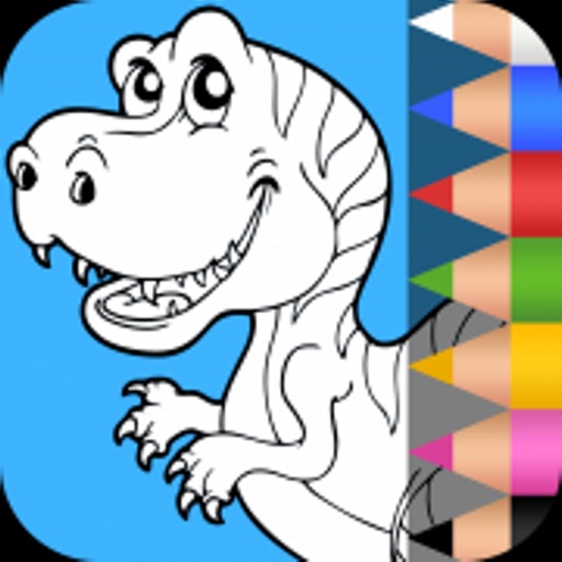 Dinosaurs world, Coloring Book | iPhone & iPad Game Reviews | AppSpy.com