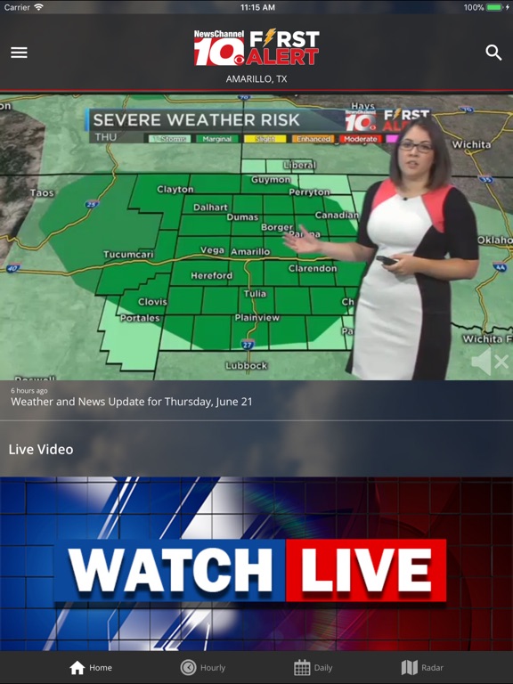 App Shopper: KFDA - NewsChannel 10 Weather (Weather)