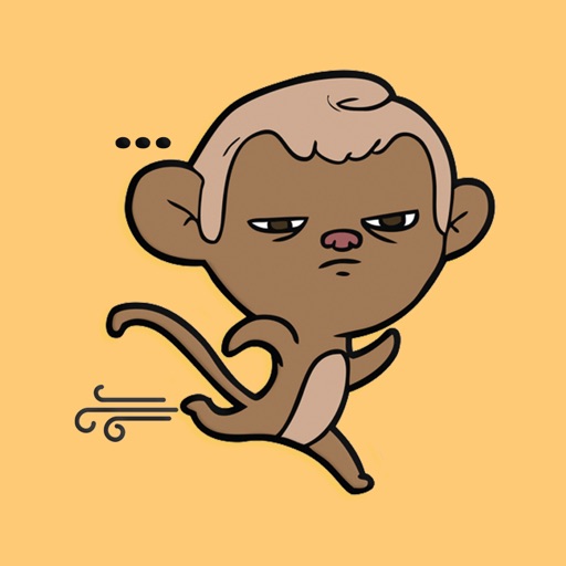 Monkey Emotion Stickers icon