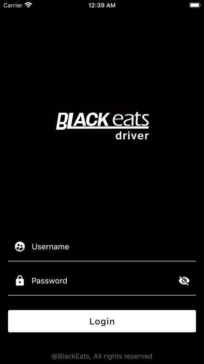 BlackEats Driver