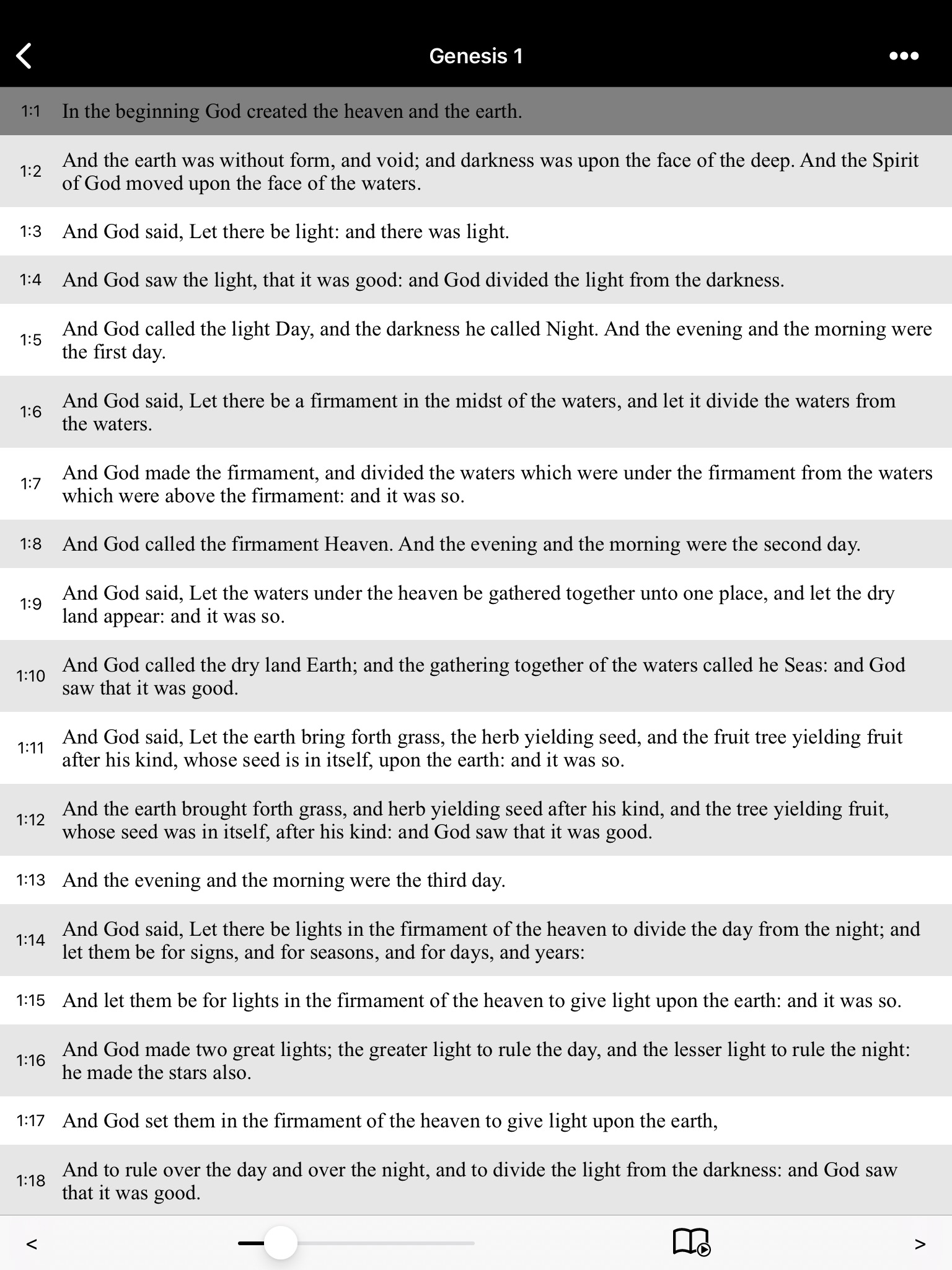 Bible-Simple Bible(KJV) screenshot 2