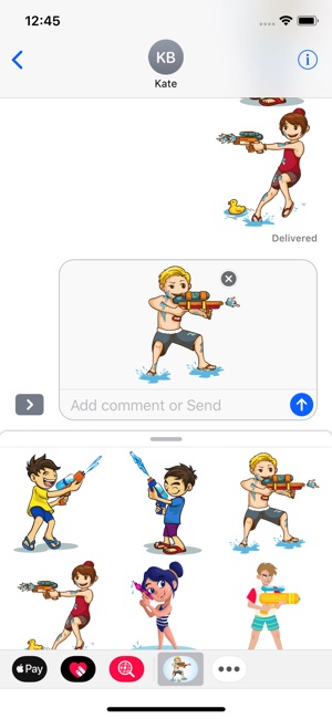 Songkran Water Gun Stickers(圖2)-速報App