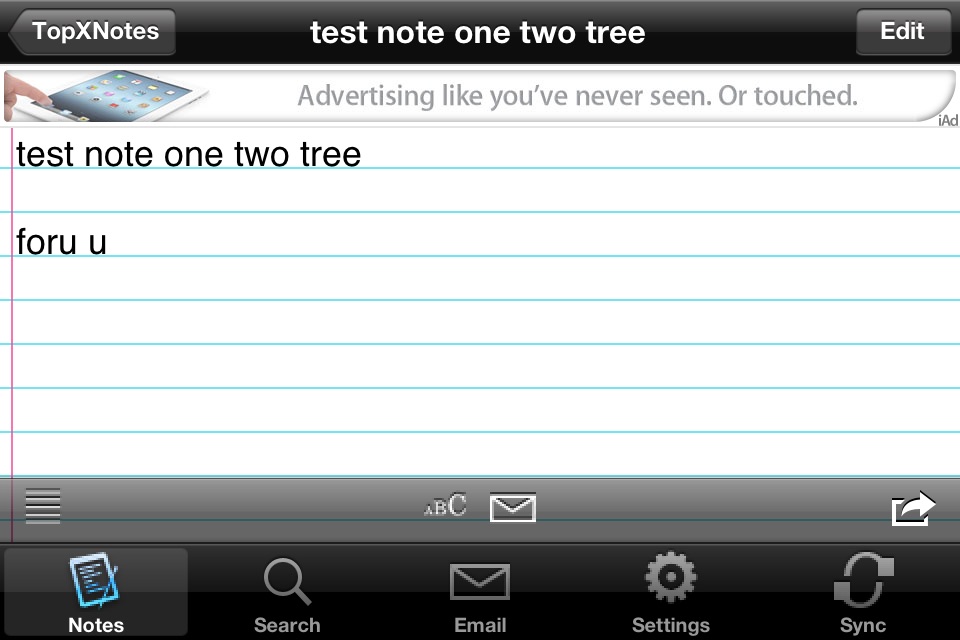 TopXNotes Lite screenshot 3