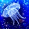 You can enjoy the beauty of jellyfish that is made by 3DCG