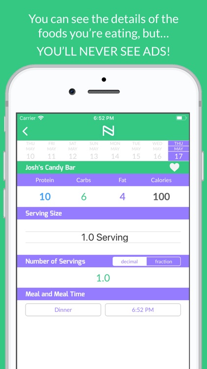 Nibble: Calorie Counter