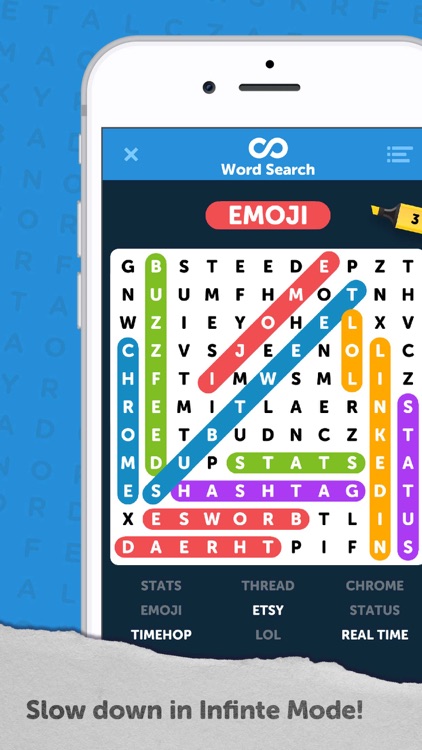 Infinite Word Search Puzzles