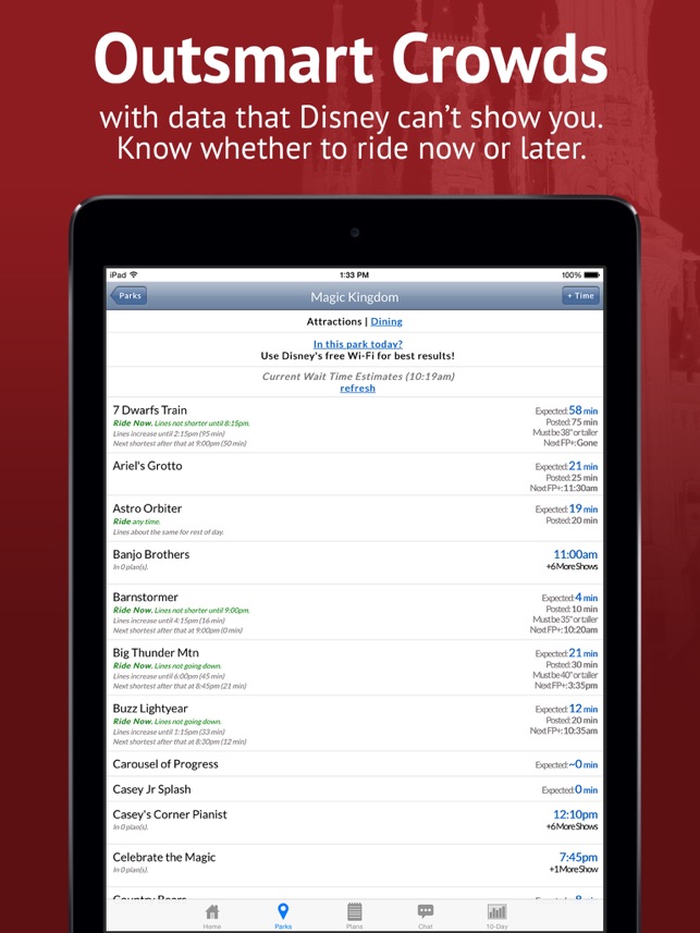 Disney World Lines TP on the App Store Disney World Lines TP on the App Store
