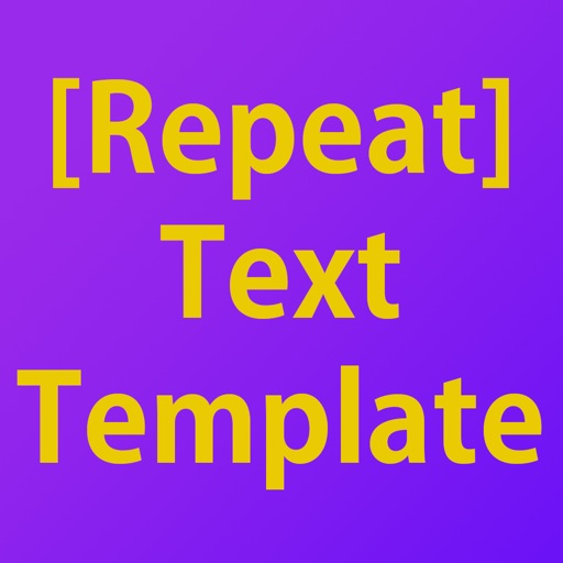 Repeat Text Template Download