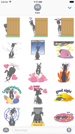 Italian Greyhound Dog Stickers(圖2)-速報App