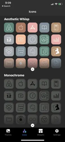 Snímek obrazovky 4 Iconos Dealer: Aesthetic Temas iphone