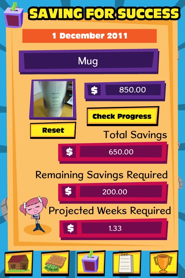 Cha-Ching Pocket Money Manager screenshot 3