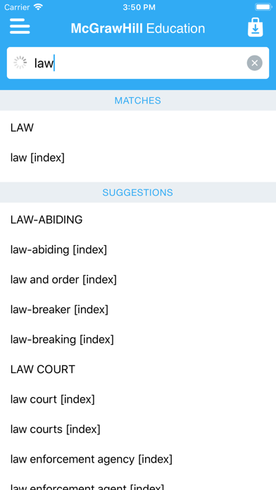 Burton's Legal Thesaurus screenshot1