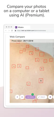 Captura de Pantalla 5 Miiskin Skin Tracker & eHealth iphone
