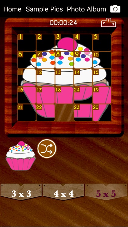 Sliding puzzle tiles Premium screenshot-3