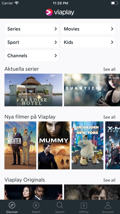 Viaplay screenshot-0