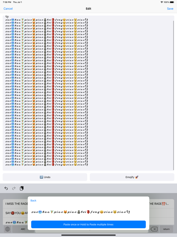 Screenshot #6 pour Pasteboard: Auto Keyboard