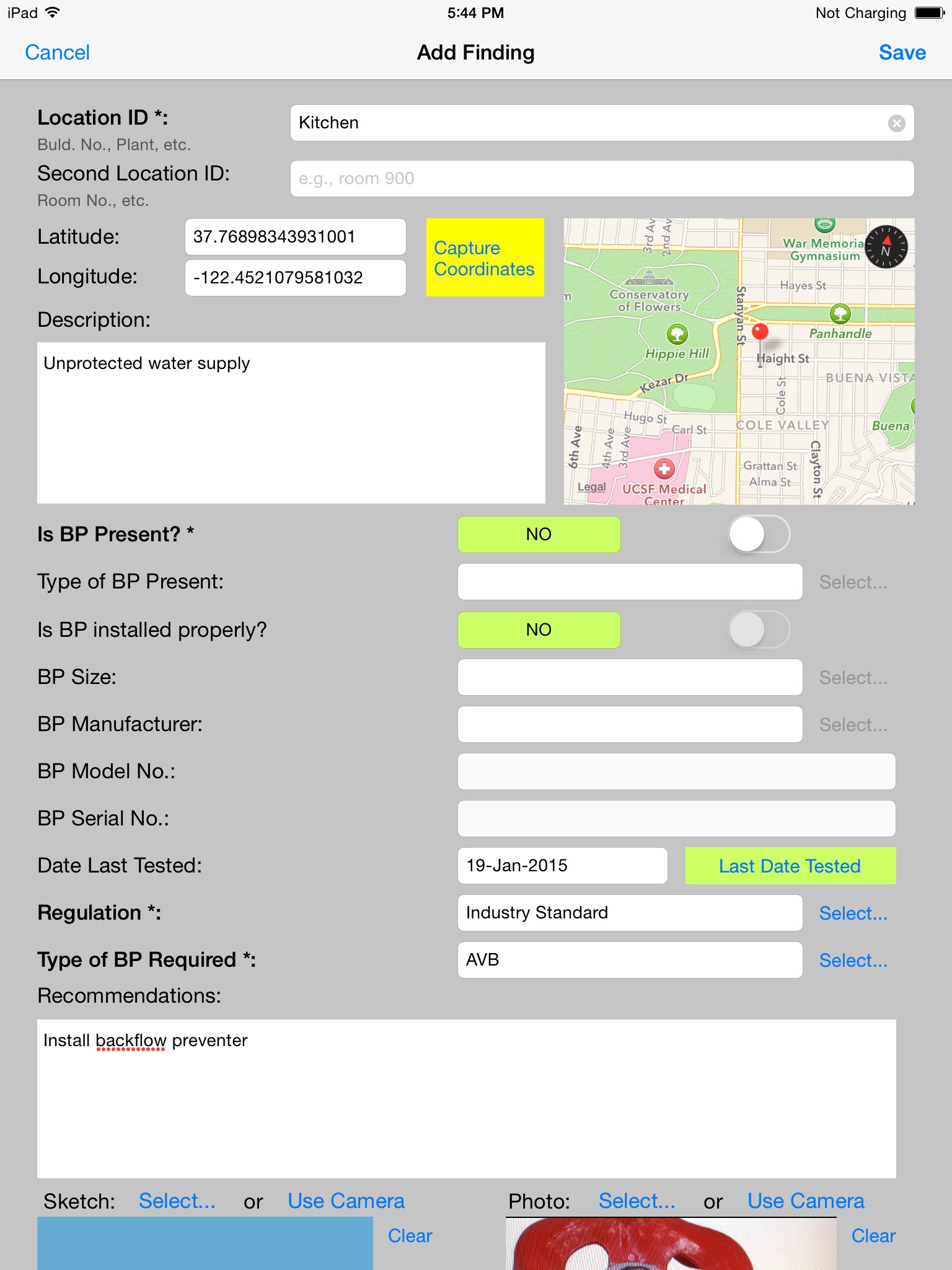 Backflow Prevention Survey screenshot 3