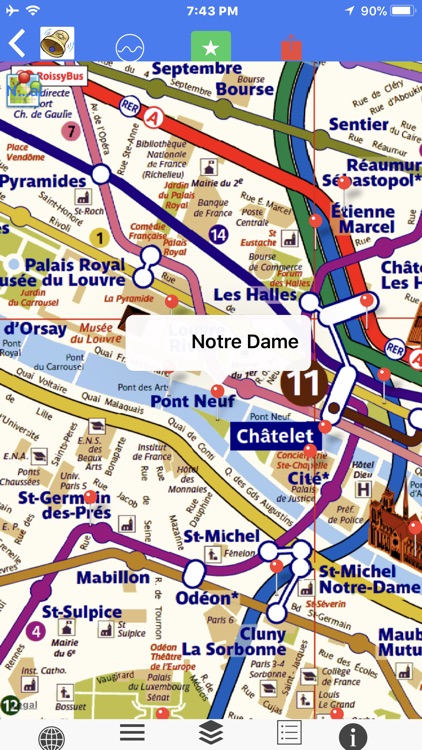 Paris Scaled Tour Maps