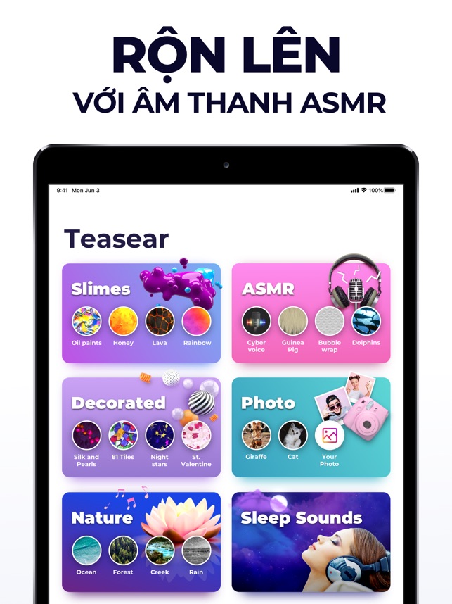 TeasEar - ASMR Trò chơi slime