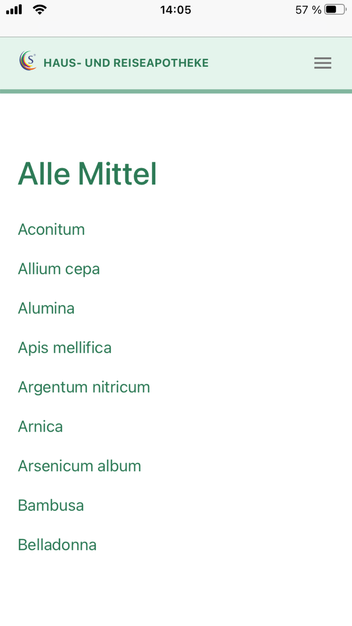 Homöopathie Reiseapotheke