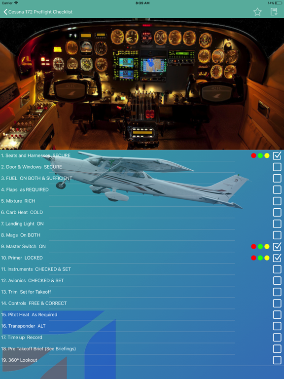 Cessna 172 Preflight Checklistのおすすめ画像3