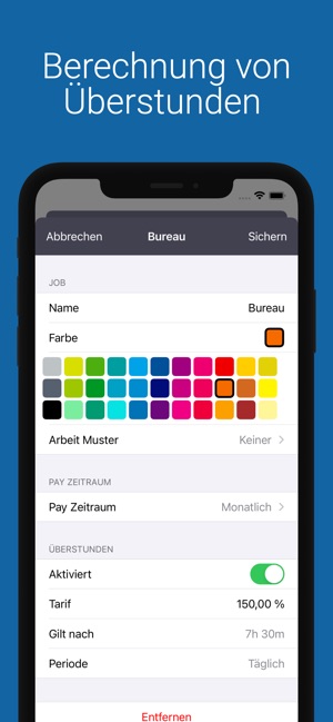 Salarybook Zeiterfassung Im App Store