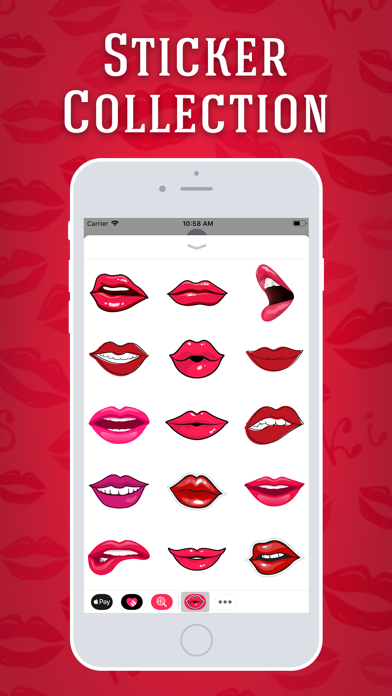 Sexy Kiss Lips Stickers screenshot 4