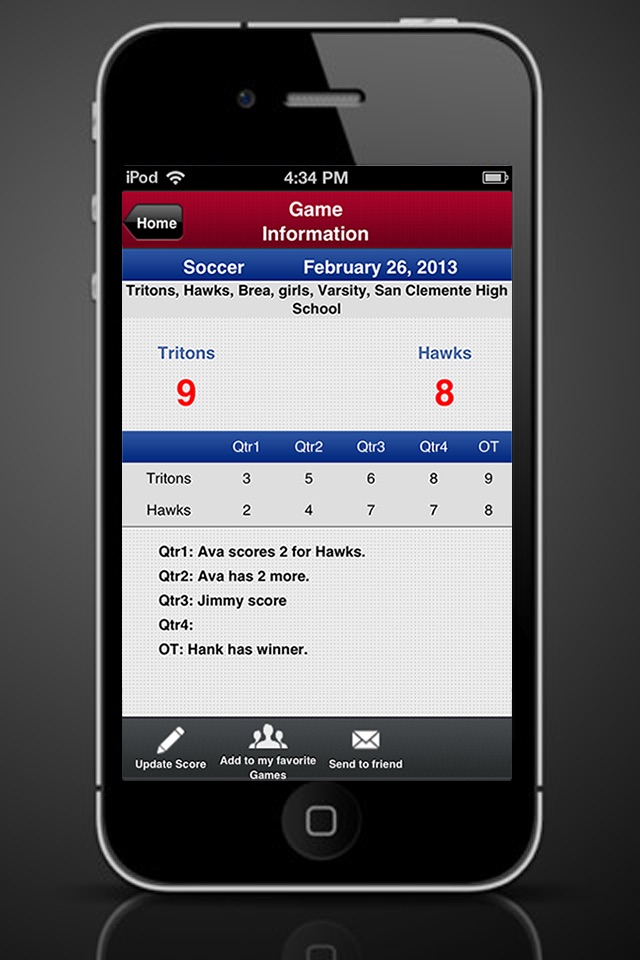 TheTeamScore screenshot 3