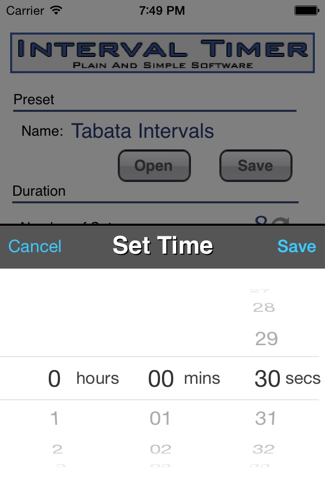 Interval Timer screenshot 2