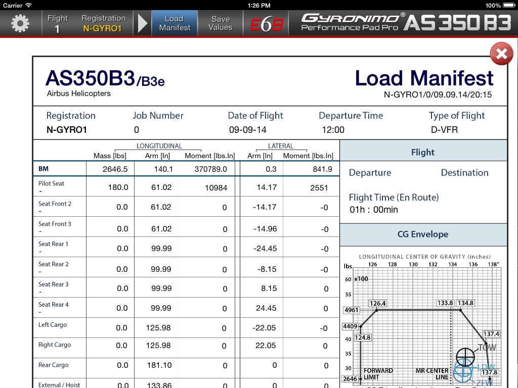 AS350B3 Performance Pad screenshot 3