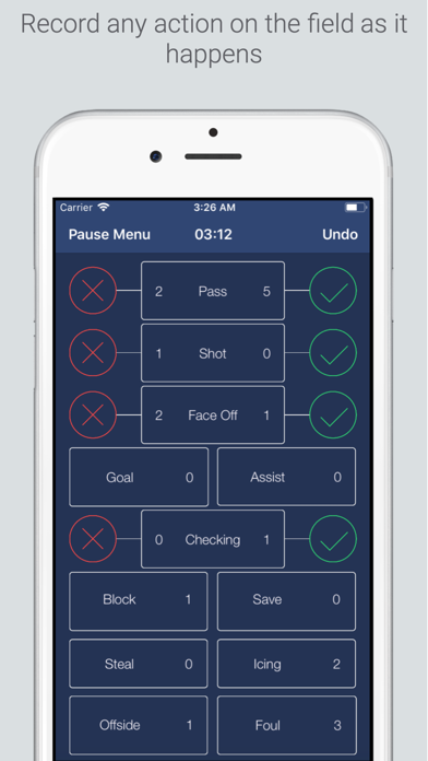 Ice Hockey Stat Keeper screenshot 2