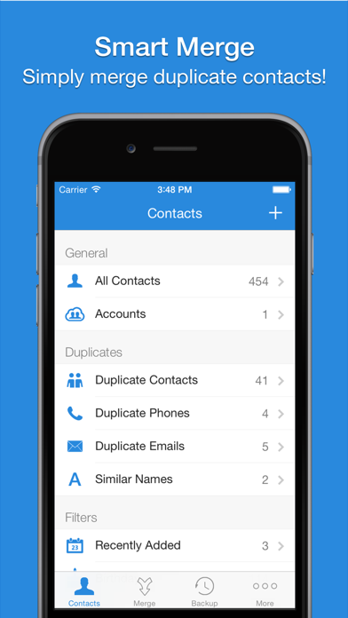 Smart Merge Duplicate Contacts Screenshot 1