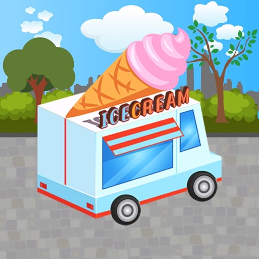 Street Fast Food Truck Icon