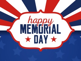 Memorial Day Text Stickers App