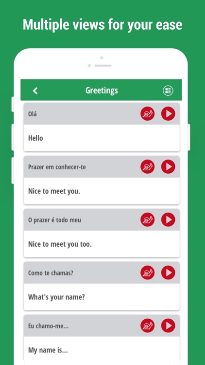 Learn Portuguese Language app