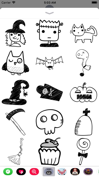 Halloween Sketch Elements screenshot-3